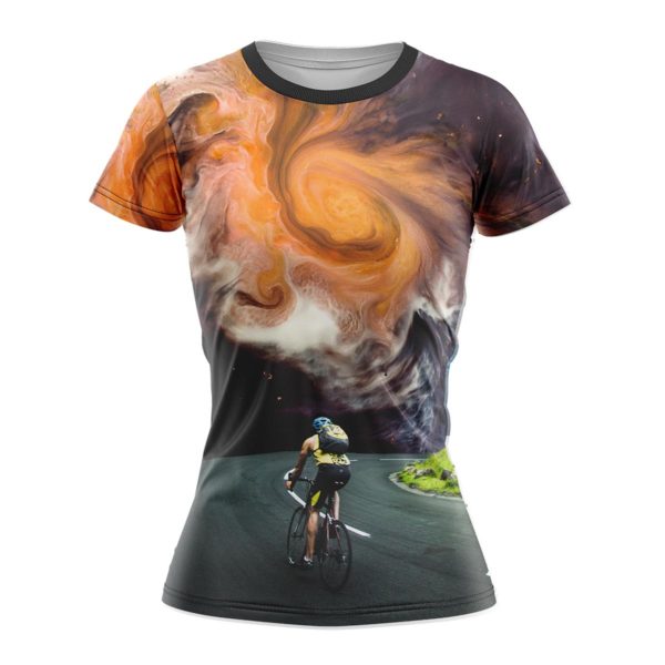 front-damskiej-koszulki-rowerowej-galaktyka