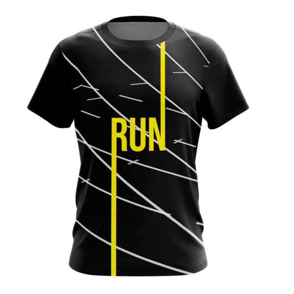 Przód koszulki do biegania RUN